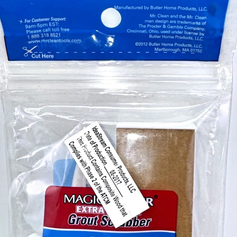 Mr Clean Magic Eraser Extra Power Grout Scrubber Refills 4 Pc Set NOS